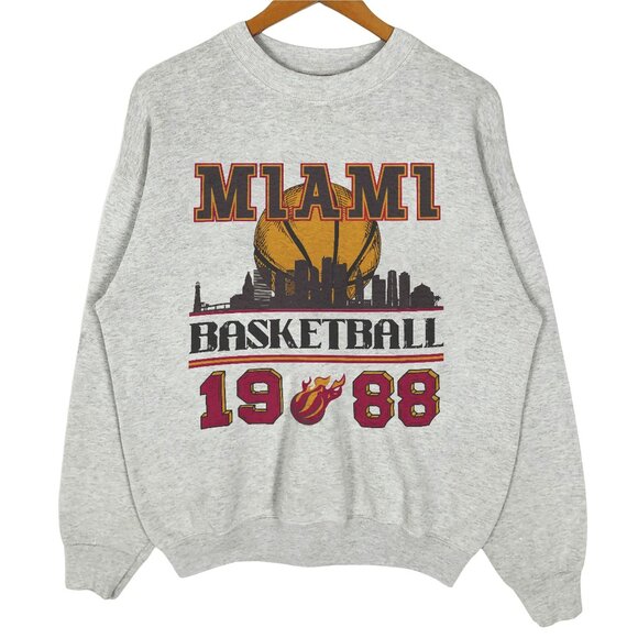 Vintage Miami Heat Basketball Sweatshirt, Retro NBA Shirt For Mens Womens - Picture 1 of 2
